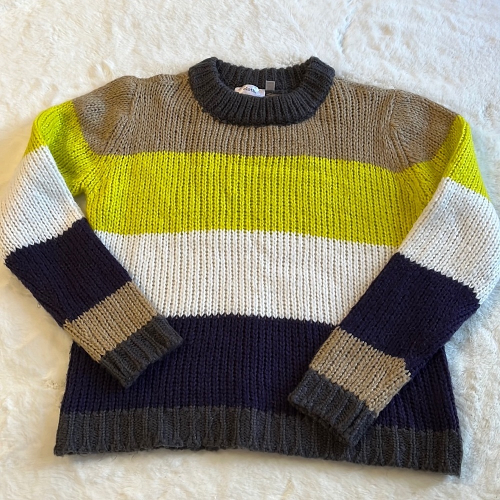 Cloth by‎ RD bold striped sweater